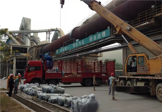 2015年3月22日封开基地2线节能电机到货 2015年3月22日封开基地2线节能电机到货