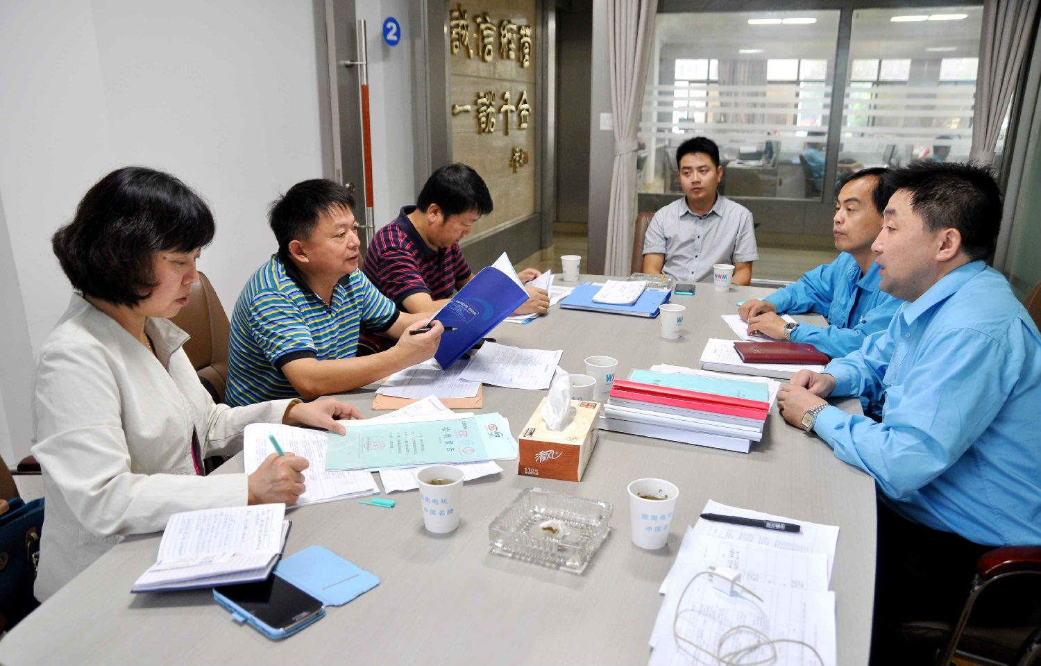 皖南电机通过南京钢铁二方体系审核 皖南电机通过南京钢铁二方体系审核