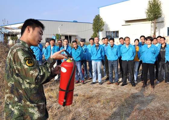 皖南电机举办消防知识培训 皖南电机举办消防知识培训