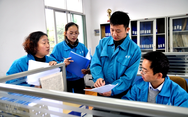 皖南电机内审人员在部门审核 皖南电机内审人员在部门审核