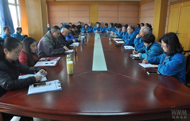2016年皖南电机一体化管理体系外审总结会 2016年皖南电机一体化管理体系外审总结会