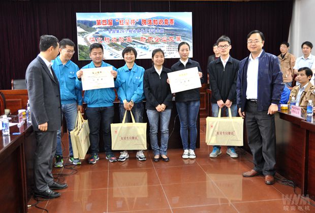 皖南电机代表队获得二等奖 皖南电机代表队获得二等奖