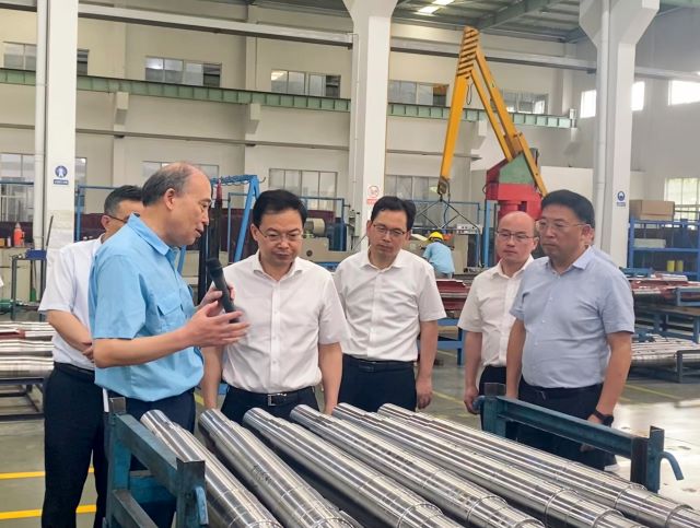 市委书记李中来威能公司调研 市委书记李中来威能公司调研